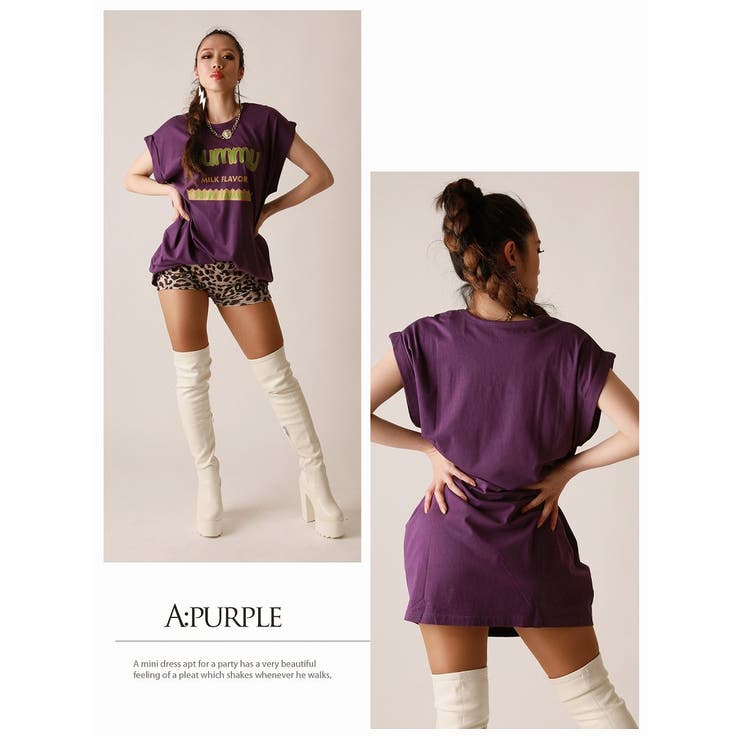 Aパープル | 半袖Tシャツ Tシャツ 半袖 | bombshell