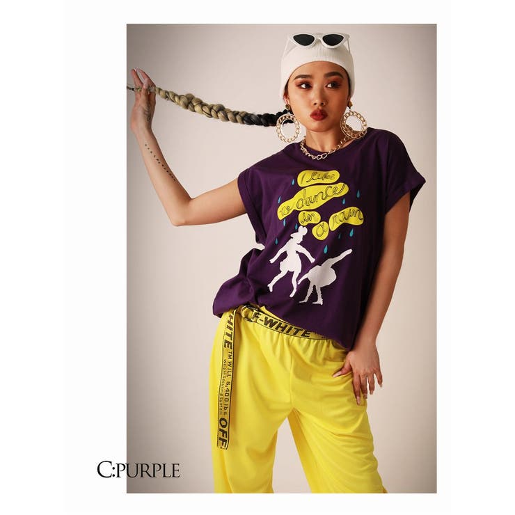 Cパープル | 半袖Tシャツ Tシャツ 半袖 | bombshell