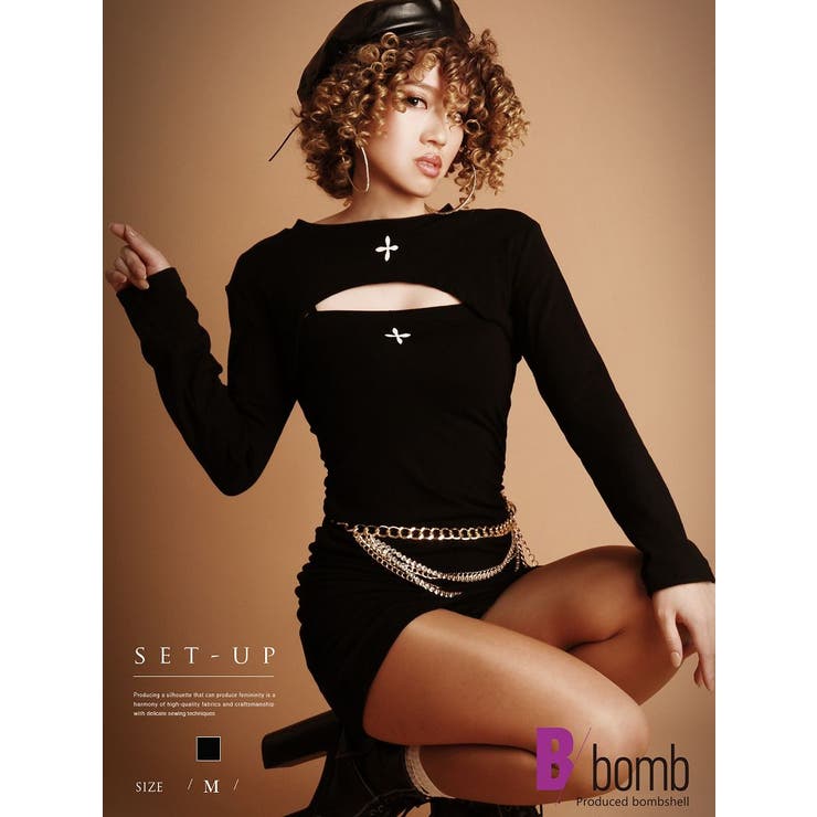 セットアップ セットアップ クロップド丈 | bombshell | 詳細画像1 