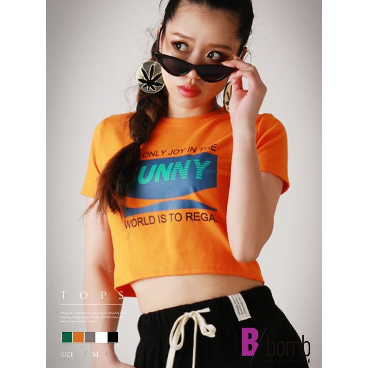 オレンジ | 半袖Tシャツ Tシャツ 半袖 | bombshell