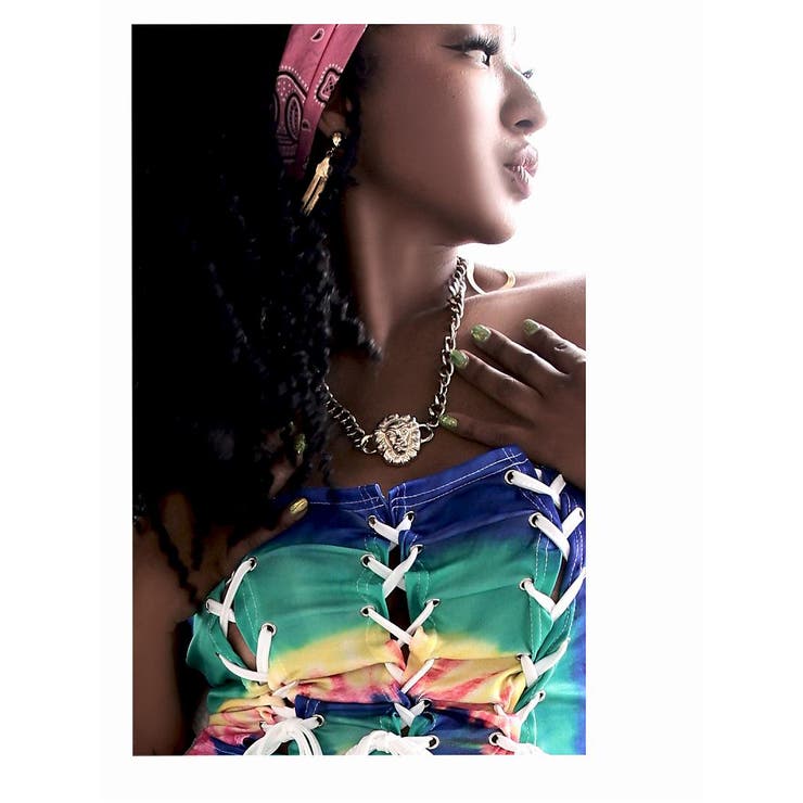 オールインワンサロペット レインボー タイダイ柄 | bombshell | 詳細画像6 