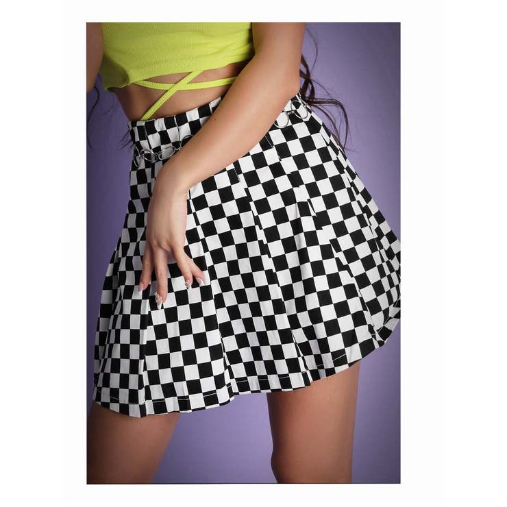 チェック柄 | スカート ボトムス フレア | bombshell