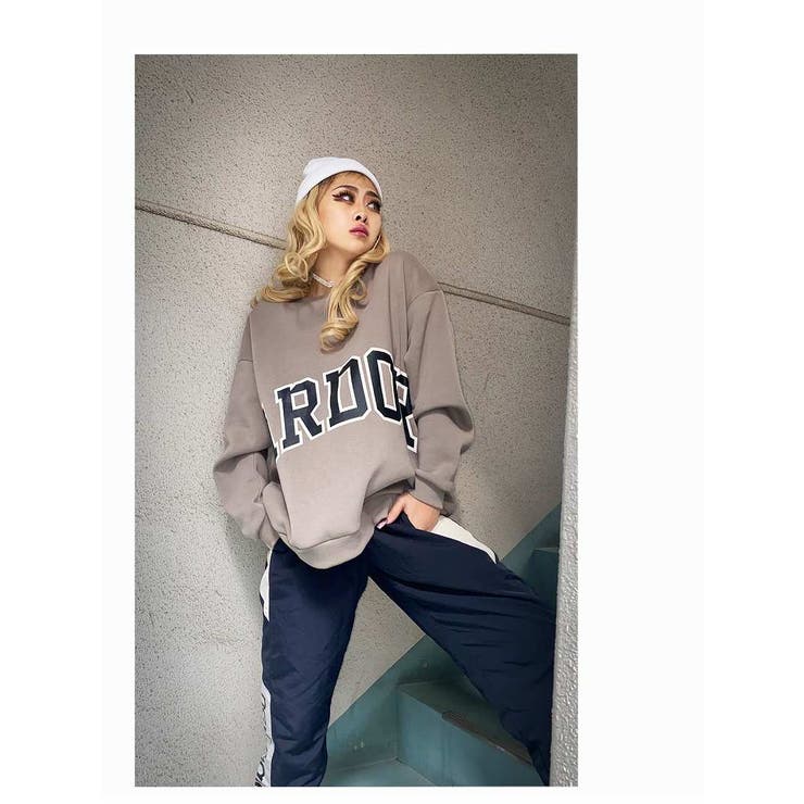 グレージュ | パーカー トレーナー 裏起毛 | bombshell