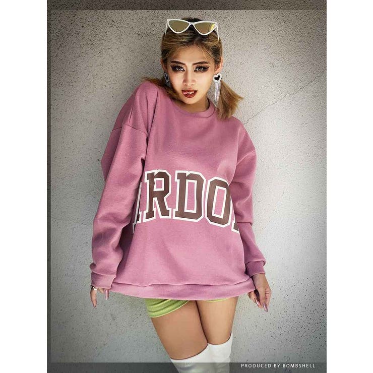 ピンク | パーカー トレーナー 裏起毛 | bombshell