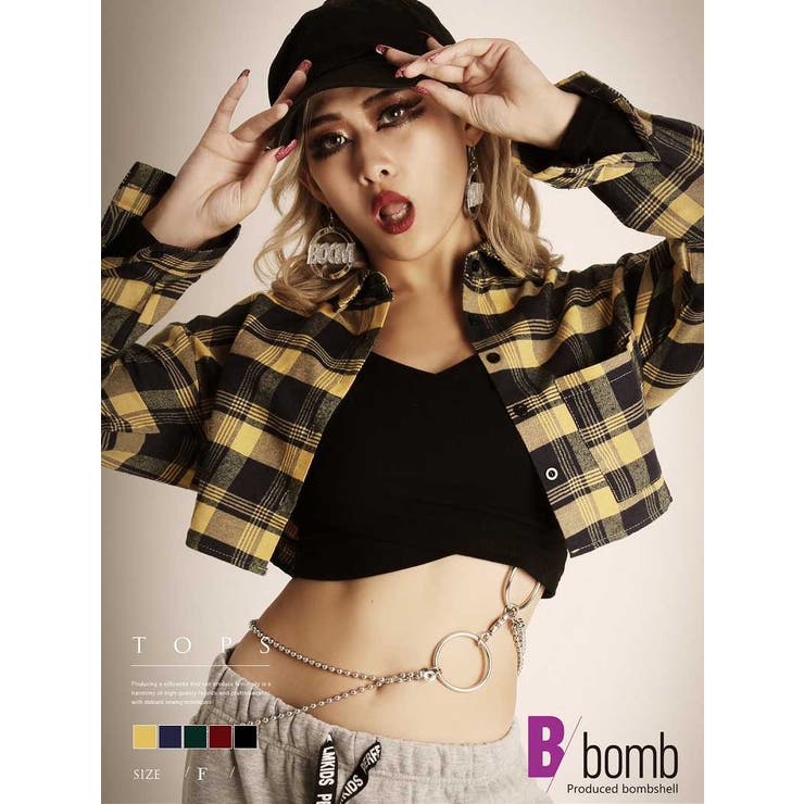シャツ 長袖 シャツ | bombshell | 詳細画像1 