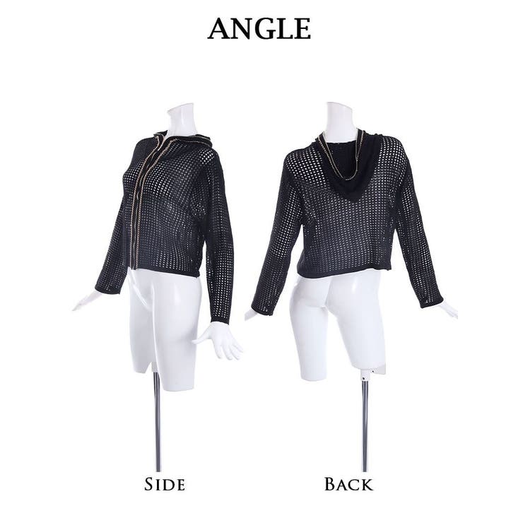 アウター メッシュ トップス | bombshell | 詳細画像7 