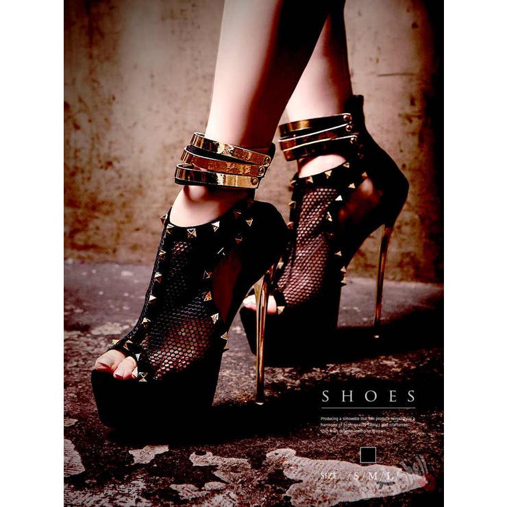 ブラック | ブーツ ダンスシューズ スタッズ | bombshell