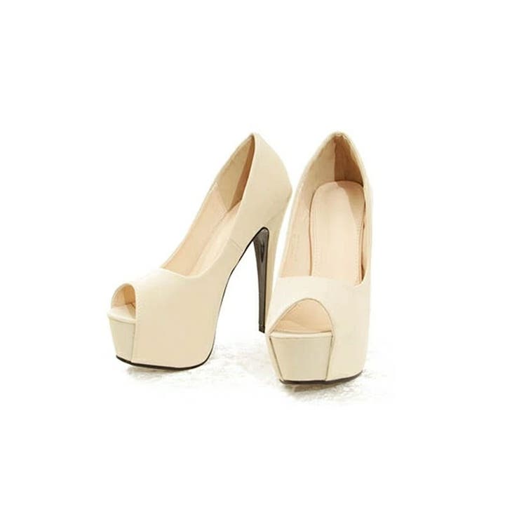 ベージュ（ピーチスキン） | パンプス ヒール シンプル | Ryuyu