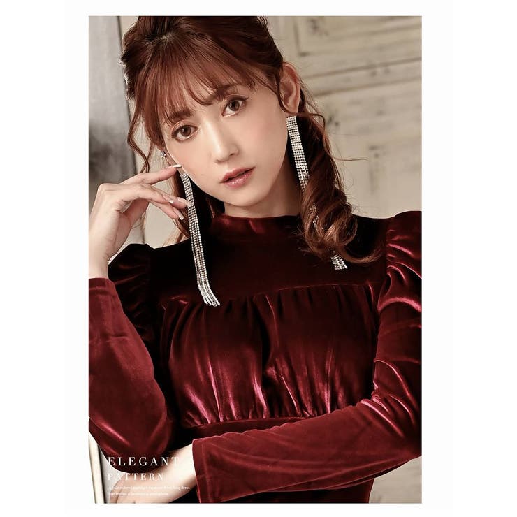 キャバドレス ミニ 袖付き | Ryuyu | 詳細画像4 