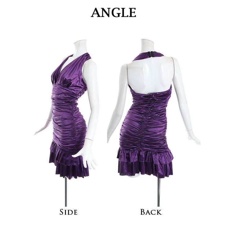 キャバドレス ミニ 紫[品番：RV000010280]｜Ryuyu（リューユ）の