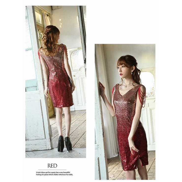 キャバドレス ミニ ミディ丈 | Ryuyu | 詳細画像4 