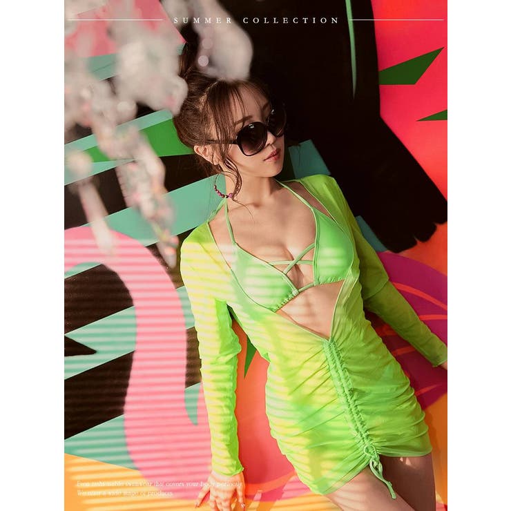 水着 ワンカラー ワンピース付き | Ryuyu | 詳細画像5 