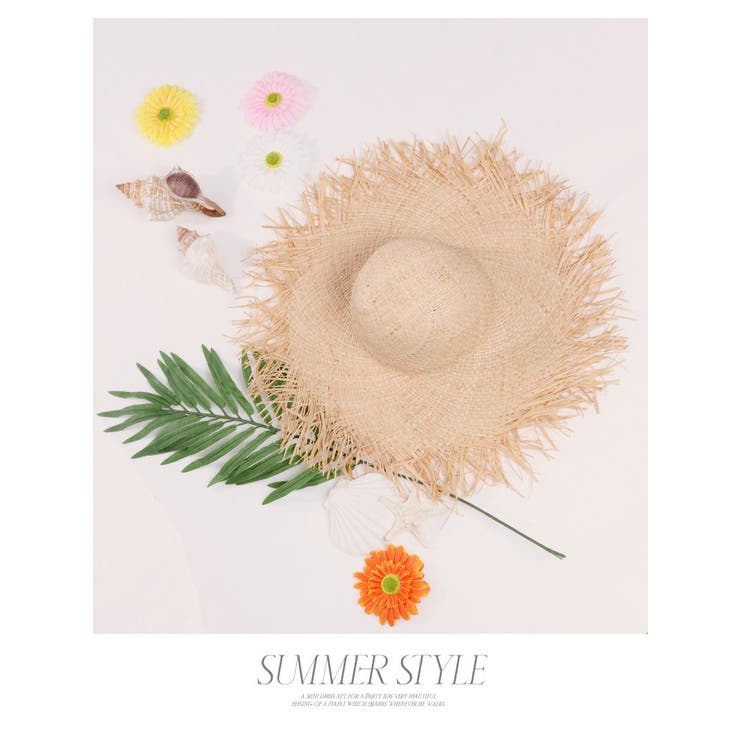 帽子 ストローハット 麦わら帽子 | Ryuyu | 詳細画像4 