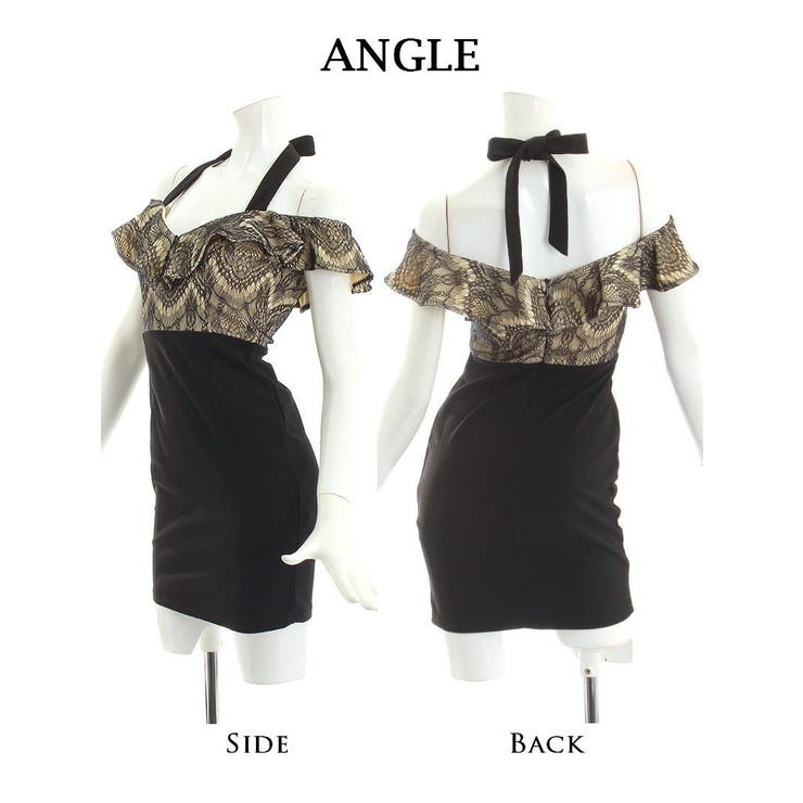 キャバドレス ミニ クロスネック | Ryuyu | 詳細画像11 