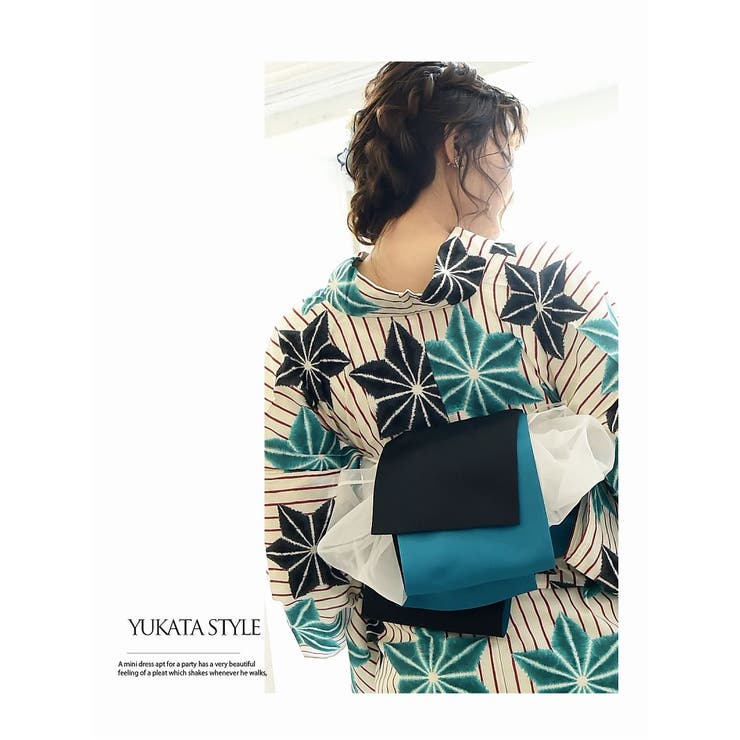 浴衣 白 ストライプ | Ryuyu | 詳細画像3 