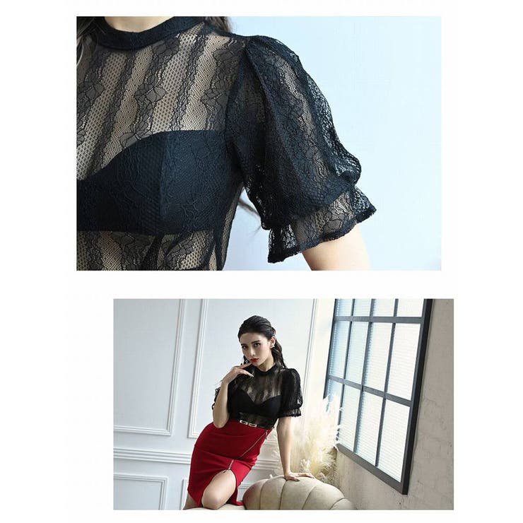 キャバドレス ミニ ジップ | Ryuyu | 詳細画像8 