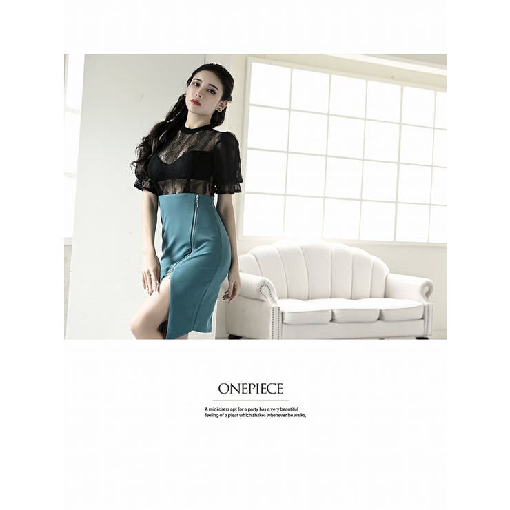 キャバドレス ミニ ジップ | Ryuyu | 詳細画像15 