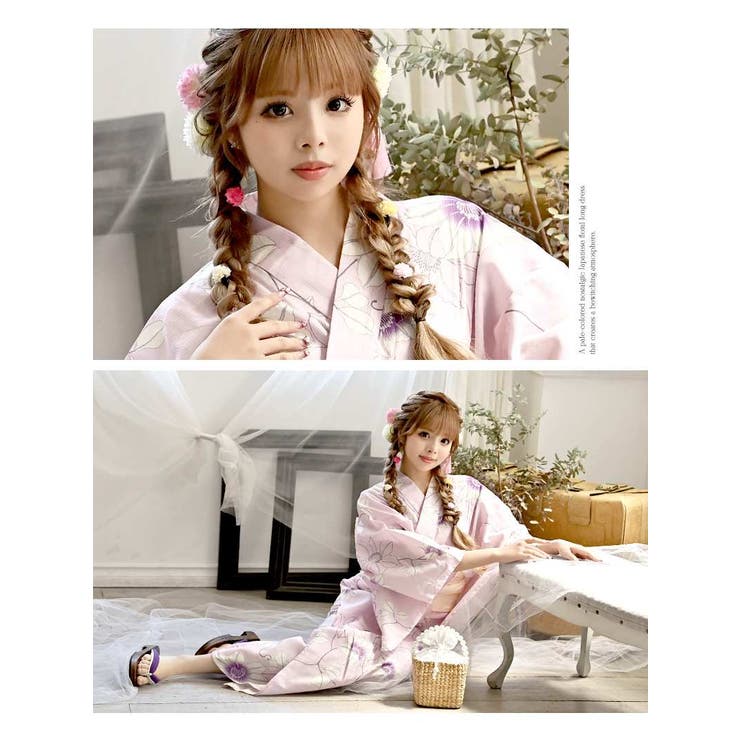 浴衣 ピンク かわいい | Ryuyu | 詳細画像9 