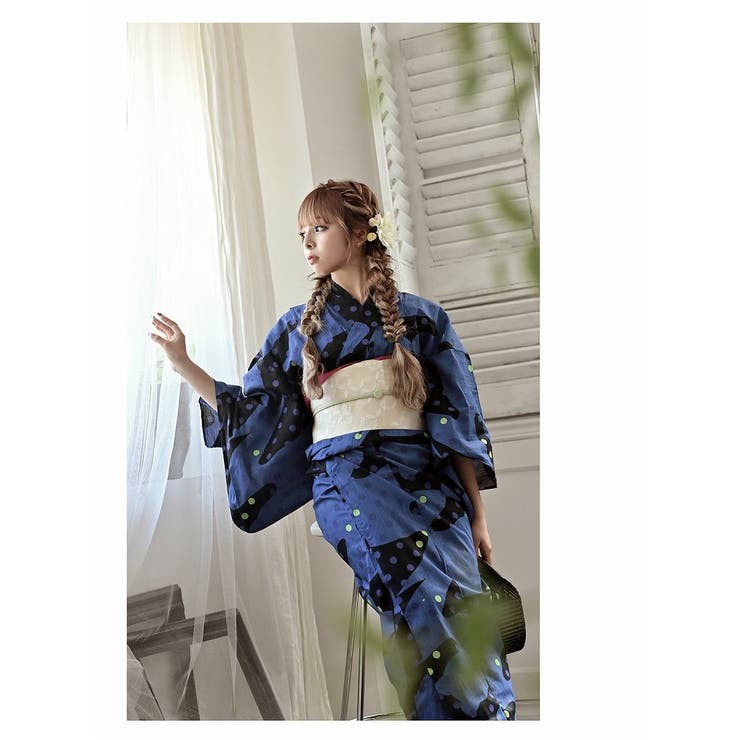 浴衣 青 おしゃれ | Ryuyu | 詳細画像6 