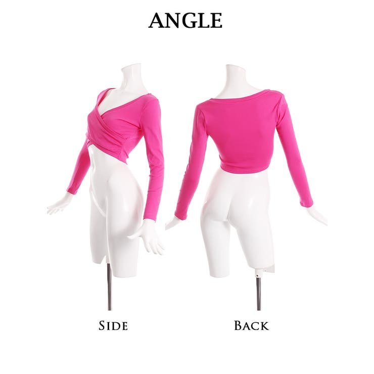 長袖カットソー カットソー 短丈 | bombshell | 詳細画像14 