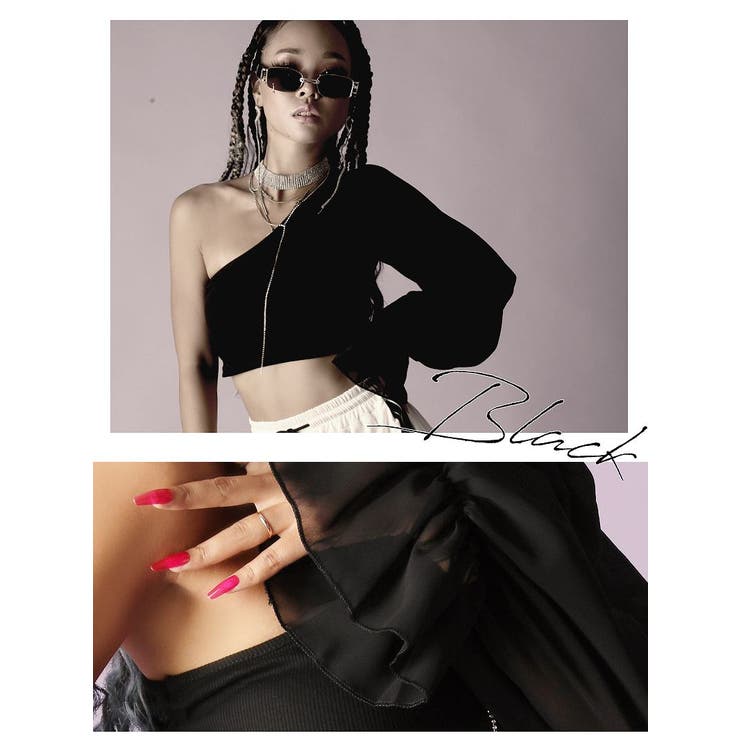 トップス シースルー スリーブ | bombshell | 詳細画像6 