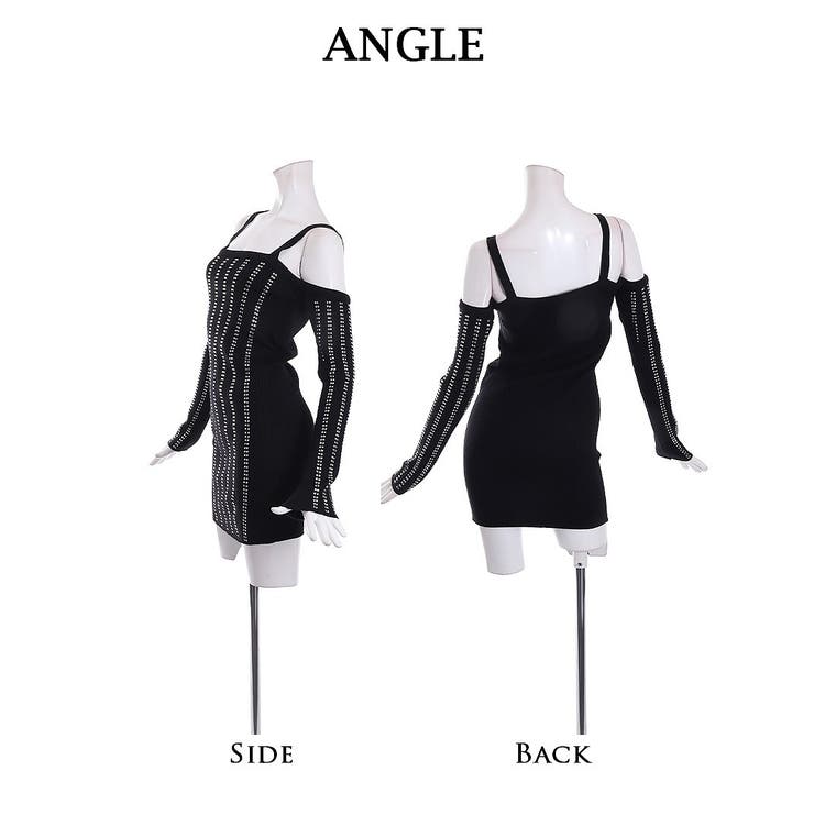 ワンピース 黒 ニット | bombshell | 詳細画像8 