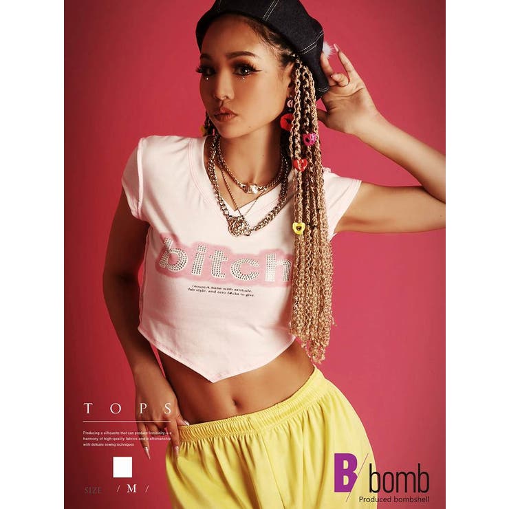 半袖Tシャツ チビT カットソー | bombshell | 詳細画像1 