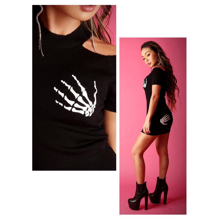 ワンピース 黒 タイト | bombshell | 詳細画像7 