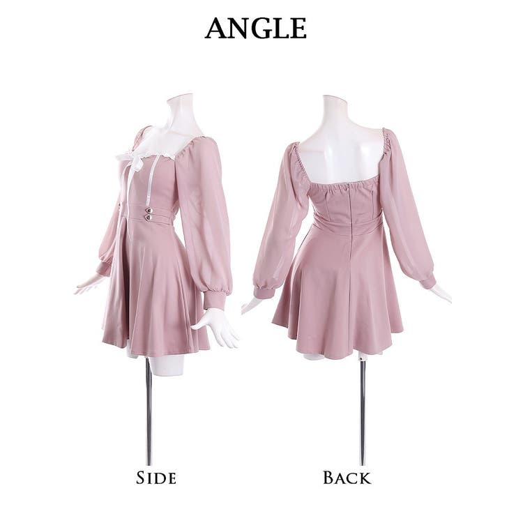 ワンピース キャバドレス 袖付き | Ryuyu | 詳細画像15 