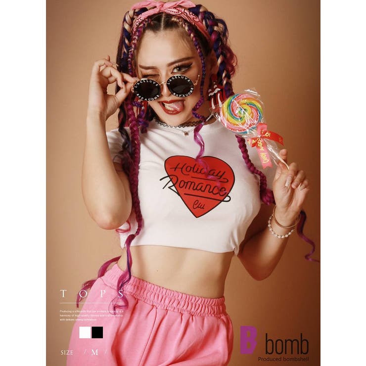 半袖Tシャツ トップス Tシャツ | bombshell | 詳細画像1 