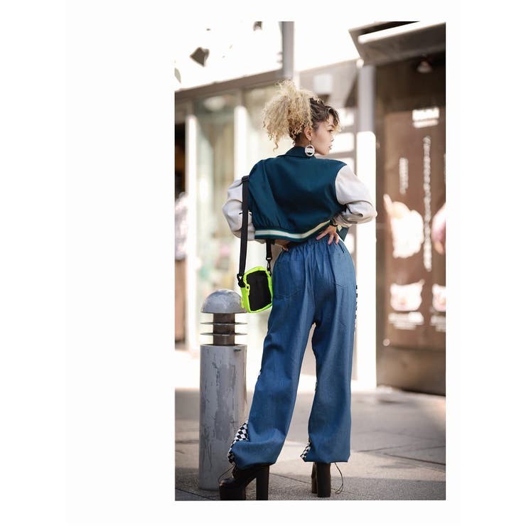 パンツ サルエルパンツ チェッカー柄 | bombshell | 詳細画像5 