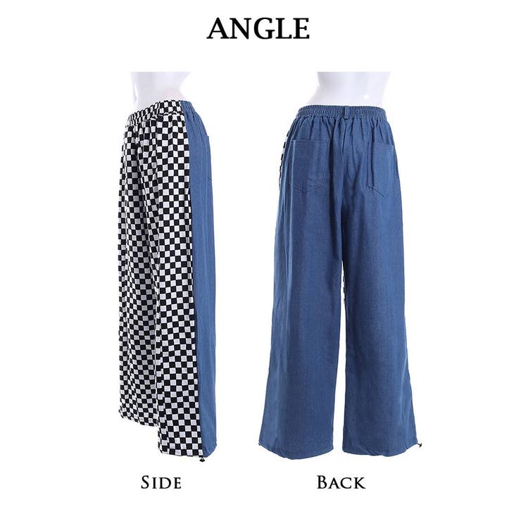 パンツ サルエルパンツ チェッカー柄 | bombshell | 詳細画像8 
