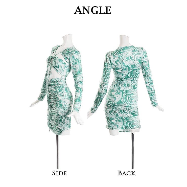 ワンピース マーブル柄 セクシー | bombshell | 詳細画像8 