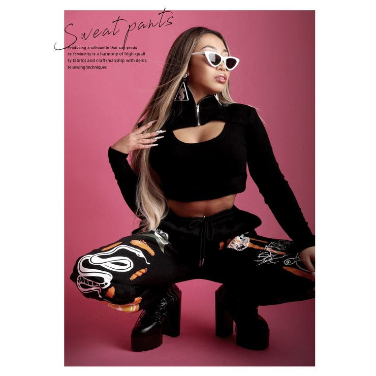 スウェット 派手柄 プリント | bombshell | 詳細画像7 