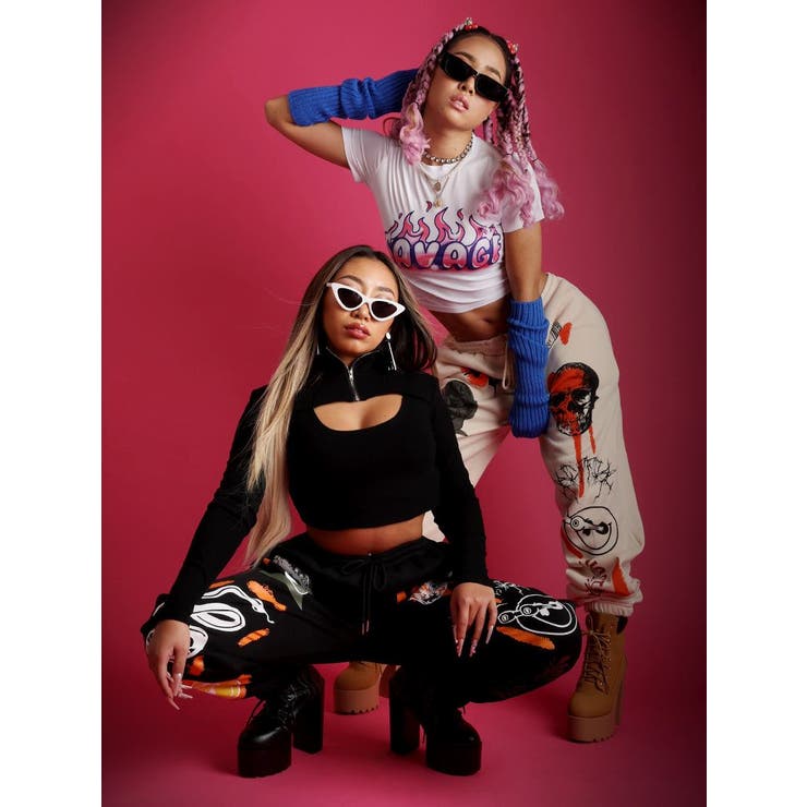 スウェット 派手柄 プリント | bombshell | 詳細画像9 