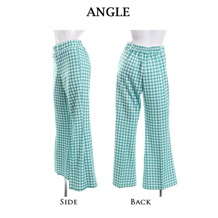 パンツ サルエルパンツ チェック柄[品番:RV000011039 パンツ サルエルパンツ チェック柄[品番:RV000011039