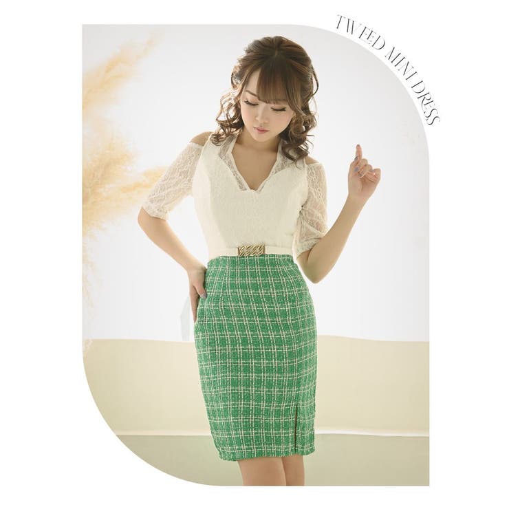 ホワイト | キャバドレス ミニ キャバ嬢 | Ryuyu