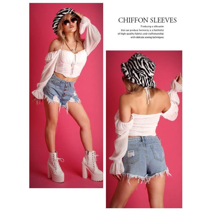 シャツ セクシー カットソー | bombshell | 詳細画像5 