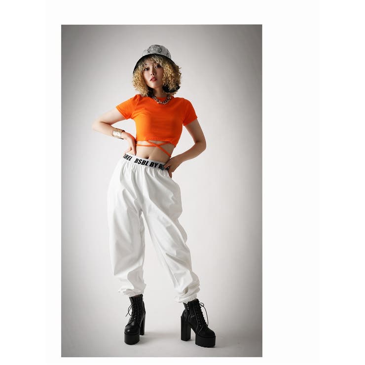 半袖カットソー ショート 韓国 | bombshell | 詳細画像2 