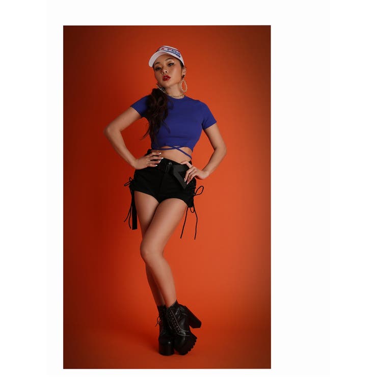 半袖カットソー ショート 韓国 | bombshell | 詳細画像9 