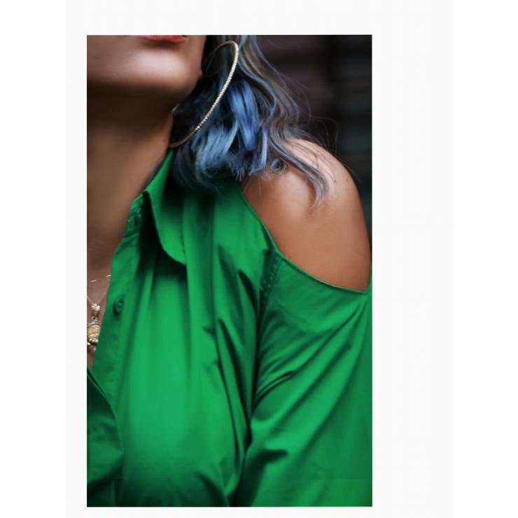 シャツ へそ出し 長袖 | bombshell | 詳細画像3 