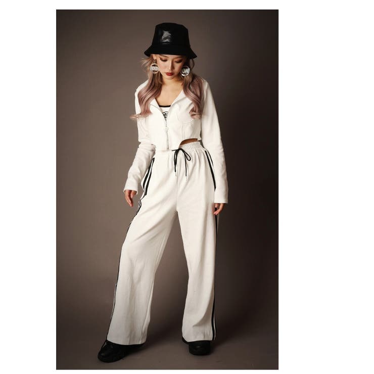 セットアップ へそ出し ジャージ | bombshell | 詳細画像8 