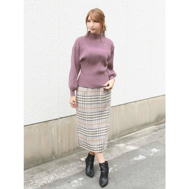 パープル | ニット セーター ニット | Ryuyu