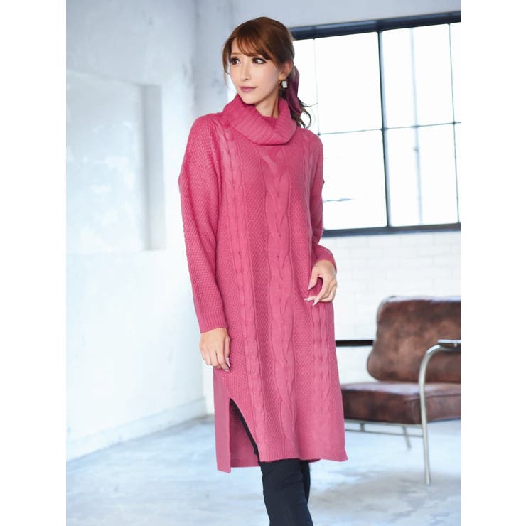 ガーネットピンク | ワンピース キャバドレス ニットワンピ | Ryuyu