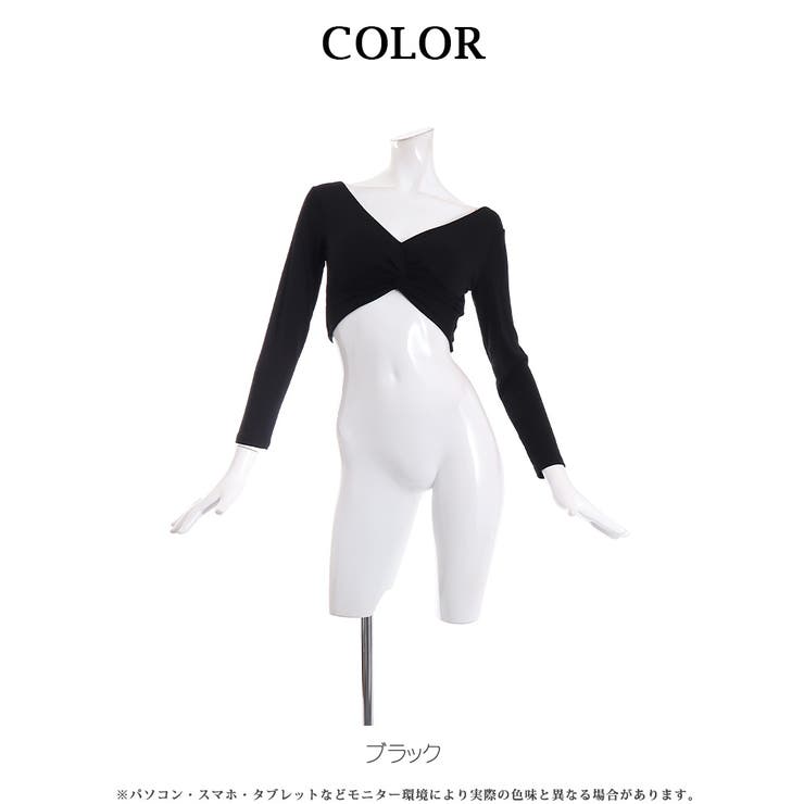 長袖カットソー カップ付き クロス | bombshell | 詳細画像8 