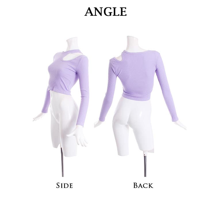 長袖カットソー お腹見せ カットソー | bombshell | 詳細画像18 