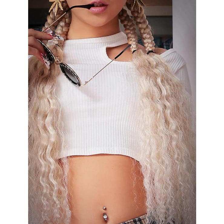 長袖カットソー お腹見せ カットソー | bombshell | 詳細画像5 