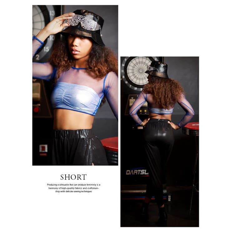 トップス メッシュ シースルー | bombshell | 詳細画像5 