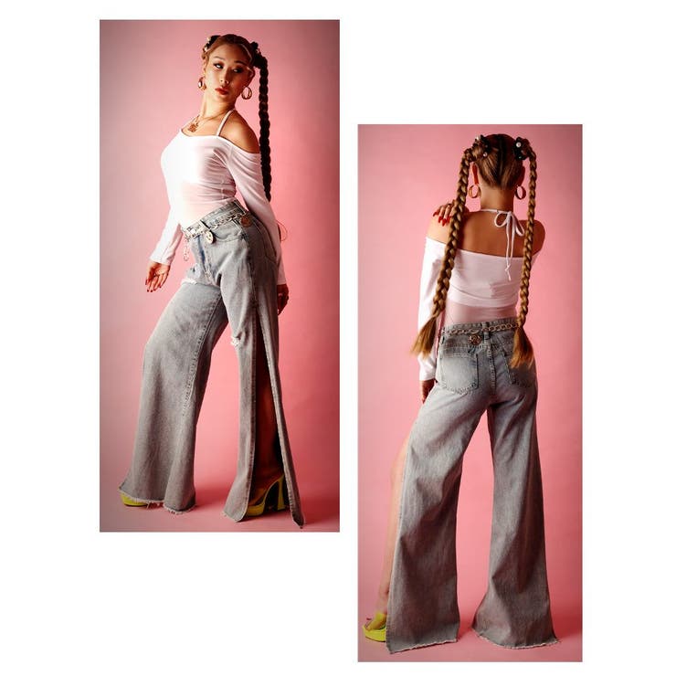 パンツ サルエルパンツ スリット | bombshell | 詳細画像6 