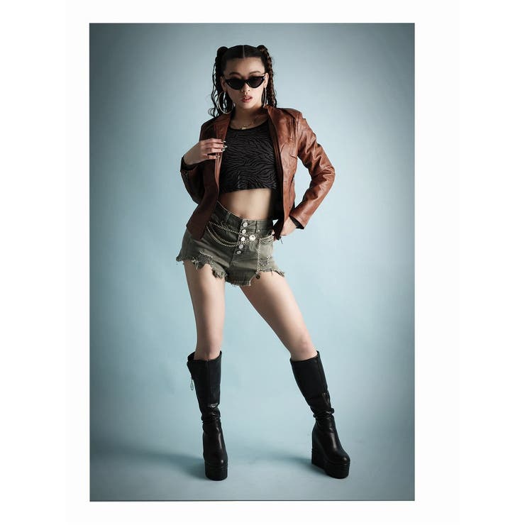 半袖カットソー ゼブラ アニマル | bombshell | 詳細画像3 